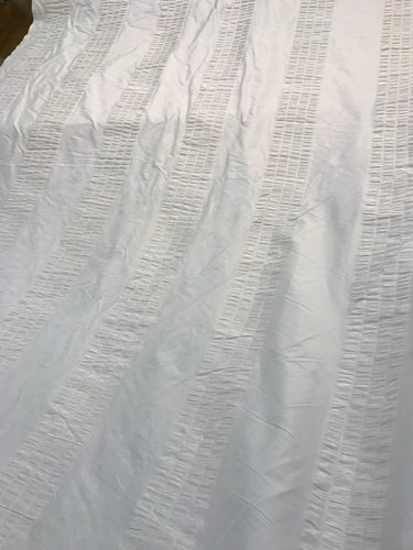 Silk crinkle taffeta ivory 54" wide