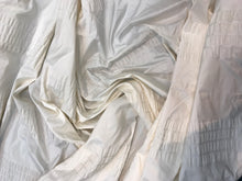 Silk crinkle taffeta ivory 54&quot; wide