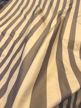 Silk taffeta gold&tan stripe 54&quot; wide