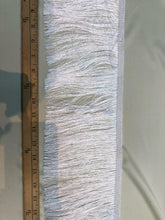 White thread fringe 6&quot; wide