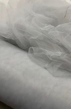 Soft tule fabric 60&quot; wide. Suitable for bridal vale, evening dresses, bridal gowns, beading material.