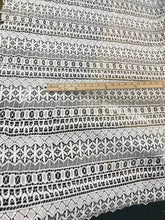 White guipure lace fabric 52&quot; wide