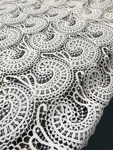 Guipure lace fabric 52" wide