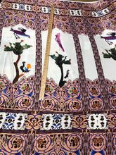 100% silk satin charmouse print                               54&quot; wide suitable for evening dress, scarp etc