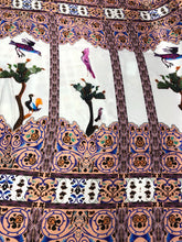 100% silk satin charmouse print                               54&quot; wide suitable for evening dress, scarp etc