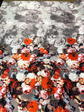 100% silk satin charmouse digital print 54&quot; wide