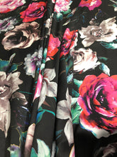 100% silk satin charmouse digital print 54&quot; wide              Sold by the yard