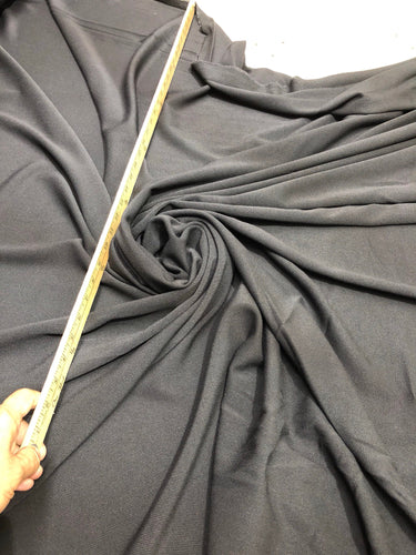 Black stretch twill fabric 60" wide                                  Sold by the yard