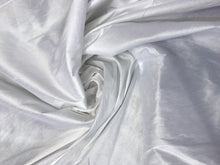 White Shantung/Dupioni fabric. 54&quot; wide. Shantung fabric is unique blend makes this fabric soft and gives structure to dress.