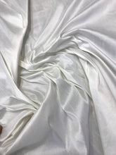 Ivory Shantung/Dupioni fabric. 54&quot; wide. Shantung fabric is unique blend makes this fabric soft and gives structure to dress.