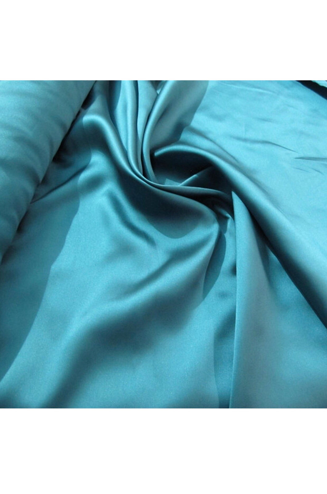 Turquise Poly Mikado/Zibelline  Fabric. 60" Wide Mikado Fabric is a unique blend makes this fabric soft & Gives Structure to  Dress.