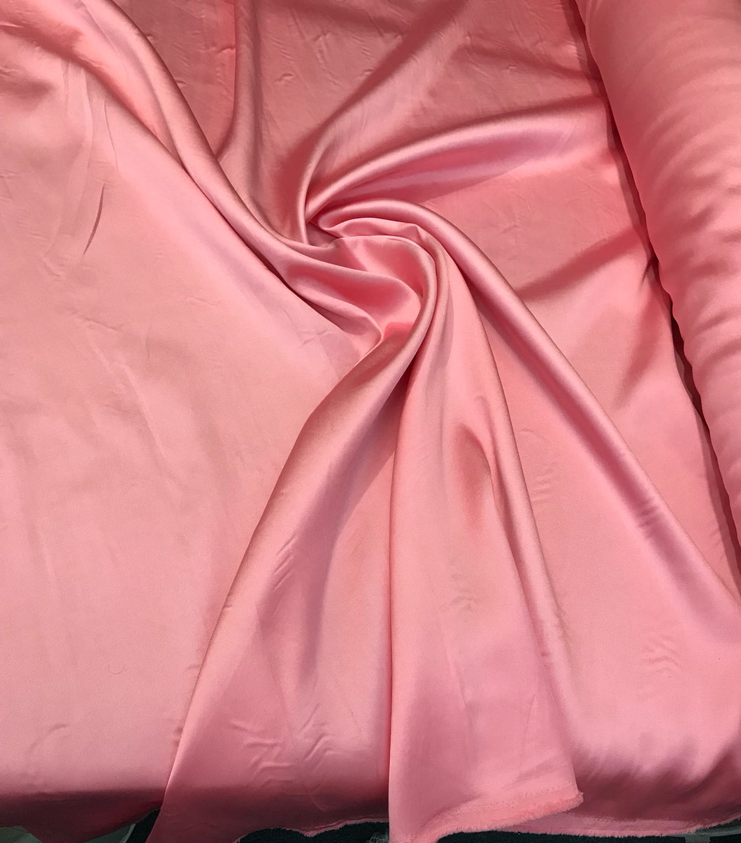 Coral Mikado/Zibelline fabric  60" wide