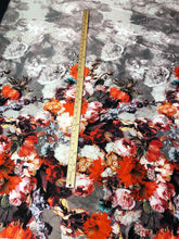 100% silk satin charmouse digital print 54&quot; wide