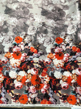 100% silk satin charmouse digital print 54&quot; wide