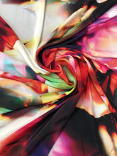 100% silk crepe digital print 54&quot; wide                Sold by the yard