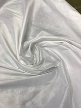 White Shantung/Dupioni fabric. 54&quot; wide. Shantung fabric is unique blend makes this fabric soft and gives structure to dress.