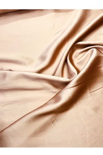 Champagne gold Poly Mikado/Zibelline  Fabric. 60" Wide Mikado Fabric is a unique blend makes this fabric soft & Gives Structure to