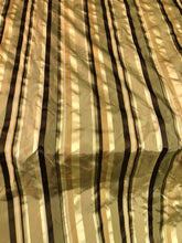 100% silk taffeta satin stripes  54&quot; wide          Sold by the yard