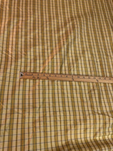 Silk taffeta plads 54&quot; wide                               Light yellow gold combination    Sold by the yard