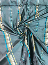 Silk dupion satin stripe 54&quot; wide                        Sold by the yard