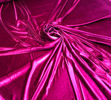 Stretch velvet 60&quot; wide     Beautiful fusia pink color    Fabric sold by the yard