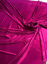 Stretch velvet 60&quot; wide     Beautiful fusia pink color    Fabric sold by the yard