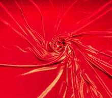 Stretch velvet 60&quot; wide     Beautiful red color     Fabric sold by the yard