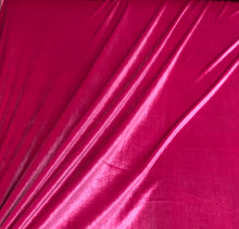 Strech velvet 60&quot; wide     Beautiful magenta color    Fabric sold by the yard