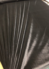 Stretch velvet 60&quot; wide     Beautiful jet black color    Fabric sold by the yard