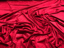 Stretch velvet 60&quot; wide     Beautiful bright red color    Fabric sold by the yard