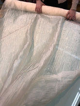 Crinkle organza 45&quot; wide  Beautiful Cream color       Fabric sold by yard