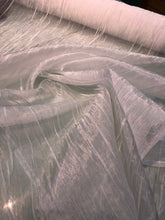 Crinkle organza 45&quot; wide   beautiful white color    Fabric sold by the yard