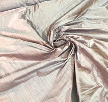 Silk shantung pinstripes 54&quot; wide   Beautiful lilac color    Fabric sold bybthe yard