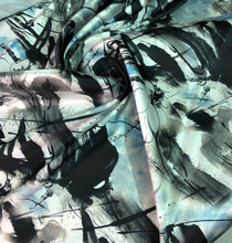 Poly Mikado/Zibelline  Fabric. Digitally printed 60&quot; Wide Mikado Fabric is a unique blend makes this fabric soft & Gives Structure to  Dress