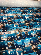 Poly Mikado/Zibelline digitally printed Fabric. 60&quot; Wide Mikado Fabric is a unique blend makes this fabric soft & Gives Structure to  Dress.