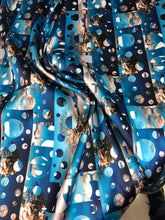 Poly Mikado/Zibelline digitally printed Fabric. 60&quot; Wide Mikado Fabric is a unique blend makes this fabric soft & Gives Structure to  Dress.