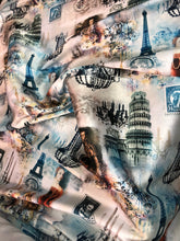 Poly Mikado/Zibelline digitally printed Fabric. 60&quot; Wide Mikado Fabric is a unique blend makes this fabric soft & Gives Structure to  Dress.