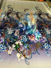 Poly Mikado/Zibelline digitally printed Fabric. 60&quot; Wide Mikado Fabric is a unique blend makes this fabric soft & Gives Structure to  Dress.