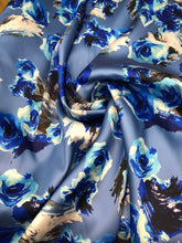Poly Mikado/Zibelline digitally printed Fabric. 60&quot; Wide Mikado Fabric is a unique blend makes this fabric soft & Gives Structure to  Dress.