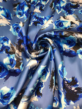 Poly Mikado/Zibelline digitally printed Fabric. 60&quot; Wide Mikado Fabric is a unique blend makes this fabric soft & Gives Structure to  Dress.