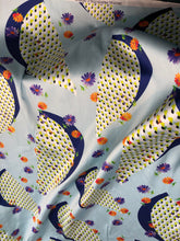 Poly Mikado/Zibelline digitally printed Fabric. 60&quot; Wide Mikado Fabric is a unique blend makes this fabric soft & Gives Structure to  Dress.