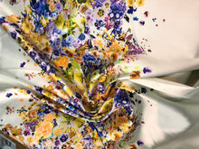 Poly Mikado/Zibelline digitally printed Fabric. 60&quot; Wide Mikado Fabric is a unique blend makes this fabric soft & Gives Structure to  Dress.