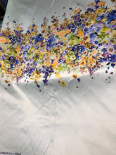 Poly Mikado/Zibelline digitally printed Fabric. 60&quot; Wide Mikado Fabric is a unique blend makes this fabric soft & Gives Structure to  Dress.