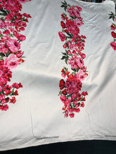 Poly Mikado/Zibelline digitally printed Fabric. 60&quot; Wide Mikado Fabric is a unique blend makes this fabric soft & Gives Structure to  Dress.