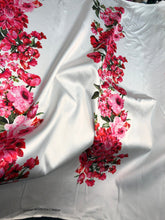 Poly Mikado/Zibelline digitally printed Fabric. 60&quot; Wide Mikado Fabric is a unique blend makes this fabric soft & Gives Structure to  Dress.