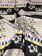 Poly Mikado/Zibelline digitally printed Fabric. 60&quot; Wide Mikado Fabric is a unique blend makes this fabric soft & Gives Structure to  Dress.