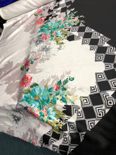 Poly Mikado/Zibelline digitally printed Fabric. 60&quot; Wide Mikado Fabric is a unique blend makes this fabric soft & Gives Structure to  Dress.