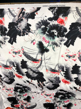 Poly Mikado/Zibelline digitally printed Fabric. 60&quot; Wide Mikado Fabric is a unique blend makes this fabric soft & Gives Structure to  Dress.