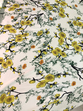 Satin charmeuse digital print 54&quot; wide     Beautiful floral soft silky fabric,     Fabric sold by the yard