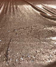 Sequence reversable gold with shinny silver mermaid sequence 54&quot; wide    Fabric sold by the yard